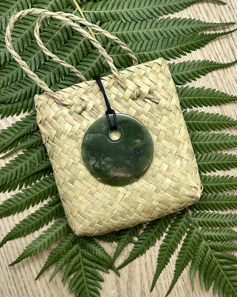 New Zealand buy Greenstone / Pounamu Disc Pendant