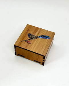 The Fantail House, Crystal Ashley, Trinket, Box, Native, Birds, Fantail