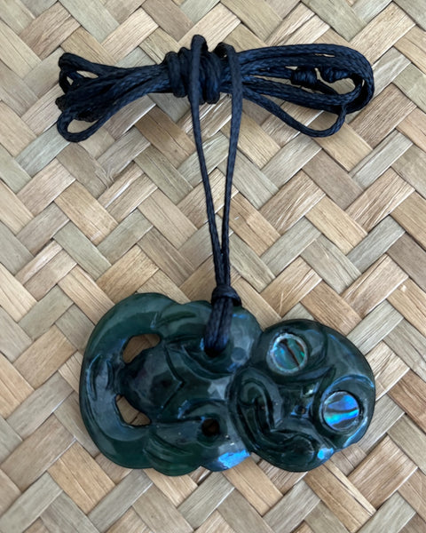 Greenstone, Pounamu, Aotearoa, New Zealand, Hand carved, Tiki, Fantail House