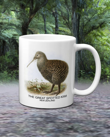  novelty, ceramic, mug, Fantail House, Kiwi