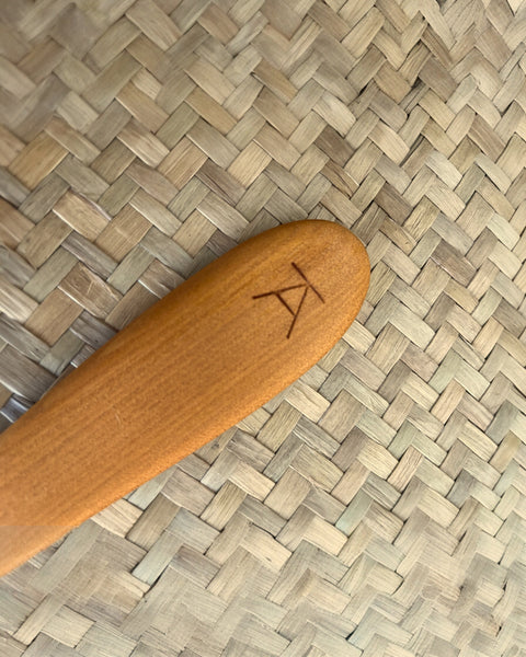 The Fantail House, Salad Servers, Kauri, Made in NZ, New Zealand Made, Native Wood, handcrafted