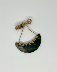 The Fantail House, Greenstone, pounamu, pendant, necklace, koru, breastplate