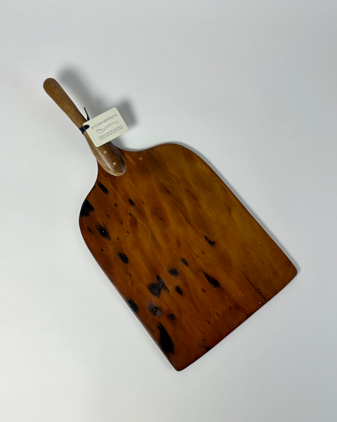 The Fantail House, Made in New Zealand, Swamp Kauri, Volcanic, Totara, Serving tray, Canape server, Pizza Peel, Kitchen Artefacts