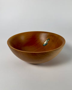 Bowl - Ancient Swamp Kauri with Paua Inlay – The Fantail House