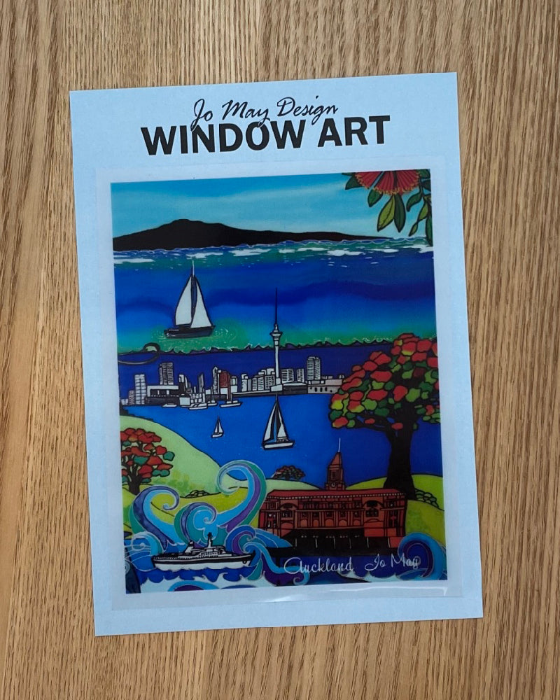 The Fantail House, Jo May Design, Made in NZ, Window decals, NZ Art, NZ Design