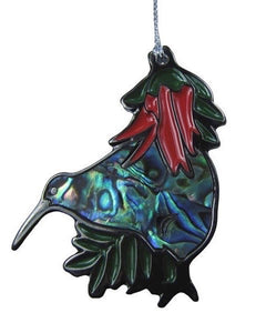 Christmas Decoration, Paua Kiwi, NZ made, the Fantail House